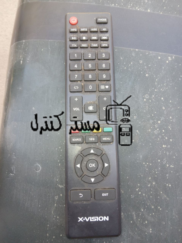 کنترل تلویزیون ال ای دی ایکس ویژن طرح بلست (جایگزین ارسال میگردد)