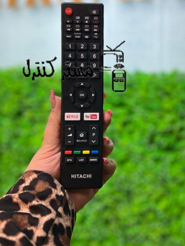 کنترل تلویزیون ال ای دی هیتاچی طرح بلست