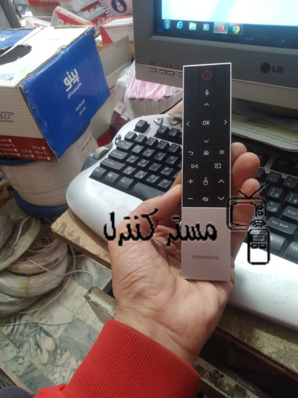 کنترل هوشمند موس دار تلویزیون ال ای دی دوو.(جایگزین بدون موس ارسال می شود)