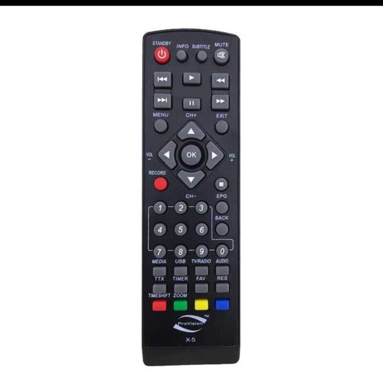 کنترل گیرنده پروویژن x5