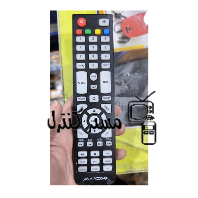 کنترل جایگزین تلویزیون ال ای دی اواکس. آواکس(جایگزین ارسال میگردد)  LED AWOX
