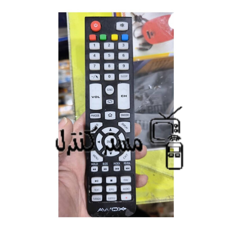 کنترل جایگزین تلویزیون ال ای دی اواکس. آواکس(جایگزین ارسال میگردد) LED AWOX