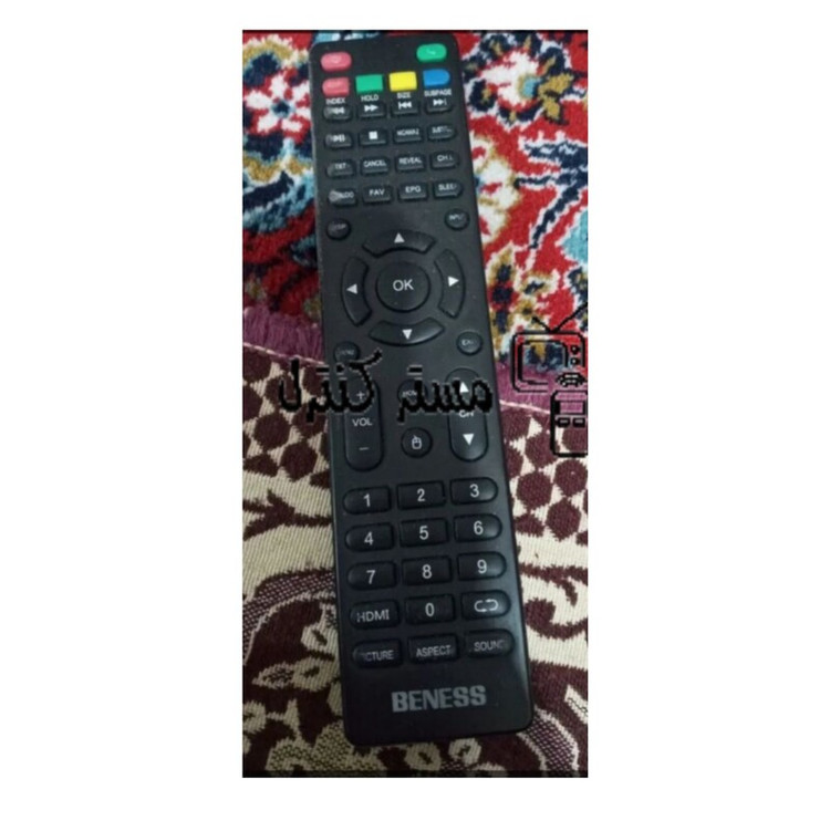 کنترل تلویزیون ال ای دی بنس .بینس .بنِس.LED BENESS