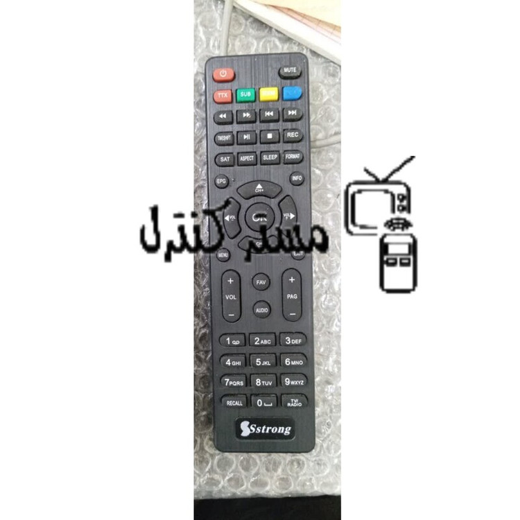 کنترل جایگزین گیرنده اس استرانگ طرح ایستار سفید.استرانگ.SSTRONG