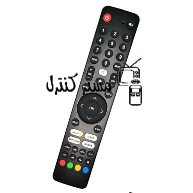 کنترل تلویزیون ال ای دی ایکس ویژن فیلیمو اصلی شرکتی محکم LED XVISION