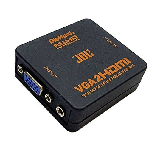مبدل تصویر وی جی آی به اچ دی ام آی VGA to HDMI .جنس اصلی درجه یک با ضمانت خروجی اچدی بسیار عالی