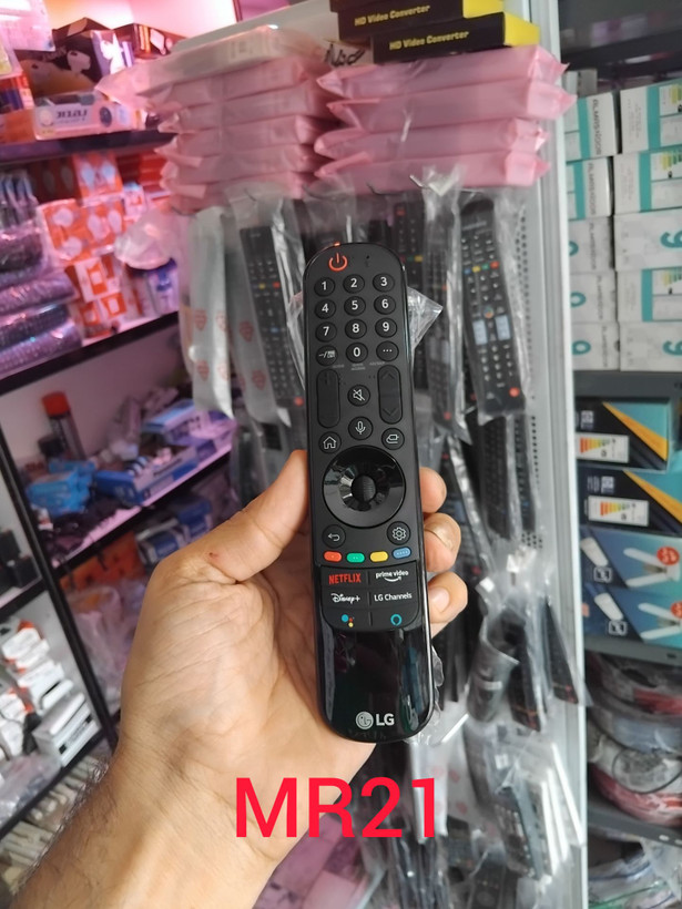 کنترل هوشمند تلویزیون الجی مدل MR21 اصلی شرکتی روکارتنی فابریک با ضمانت
