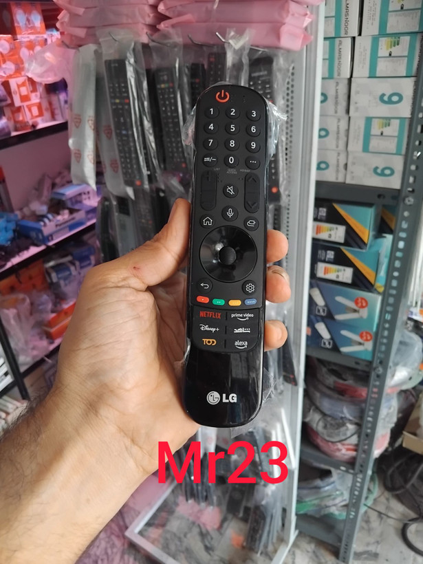 کنترل هوشمند تلویزیون الجی مدل MR23 اصلی شرکتی روکارتنی فابریک با ضمانت