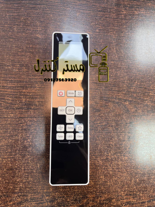 کنترل کولر گازی یونیوا مشکی رنگ درجه یک فابریک