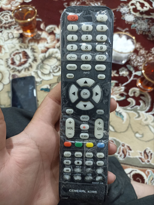 کنترل جایگزین تلویزیون جنرال کره