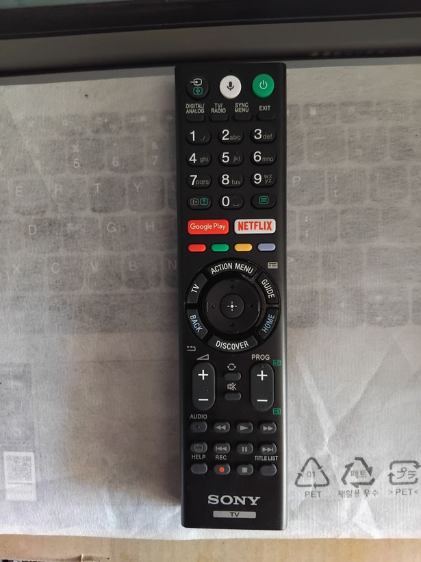 کنترل تلویزیون سونی با دکمه ویس مدل TX300E اصلی فابریک