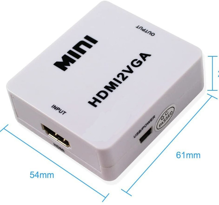 تبدیل کابل وی جی ای به اچ دی ام آی (VGA TO HDMI )