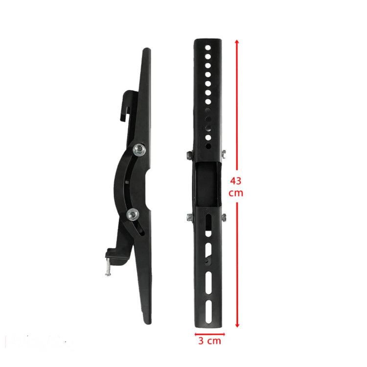 پایه تلویزیون پیکاوپایه PW16 سایز 55 تا 85 اینچ دوبازو دیواری با گارانتی 36 ماهه