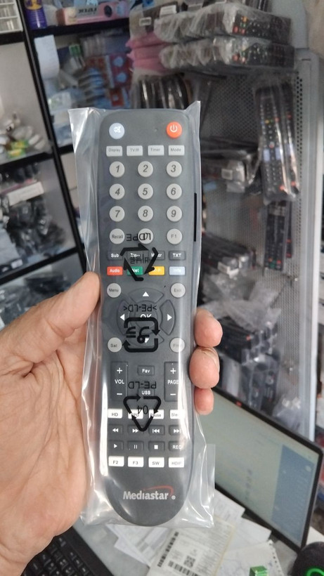 کنترل فابریک رسیور مدیااستار مدل V380 درجه یک با کیفیت